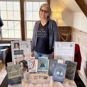 My table at the winter 2026 Williams Gap Book Fair 